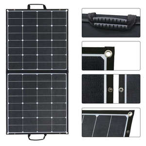 Glory Solar <span class=keywords><strong>Kit</strong></span> de <span class=keywords><strong>panneau</strong></span> <span class=keywords><strong>solaire</strong></span> pliable portable léger <span class=keywords><strong>100W</strong></span> avec 2 ports USB et charge cc Batteries <span class=keywords><strong>12v</strong></span> RV Camper Boat Pump - Product Image 2