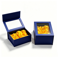 Boîte cadeau magnétique de luxe personnalisée, boîte d'emballage en carton rigide avec insert en mousse