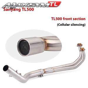 Scarico Sezione Anteriore in Acciaio Inossidabile e Lega di Titanio per Moto Sanyang SYM <span class=keywords><strong>Maxsym</strong></span> TL500 Modificato di Nuova Condizione - Product Image 5