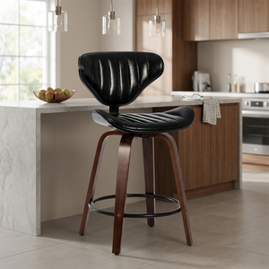 Tabouret de bar <span class=keywords><strong>pivotant</strong></span> de style vintage classique, chaise haute pour îlot de cuisine, tabouret de bar sans accoudoirs, chaise de salle à manger, chaise pour comptoir d'îlot - Product Image 1
