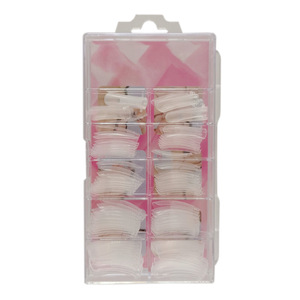 SunelPort Set de 100 Uñas Acrílicas de Cobertura Completa Ultrafinas Transparentes en Caja Cuadrada <span class=keywords><strong>con</strong></span> Logo Chino y Soporte Rápido sin Papel - Product Image 6