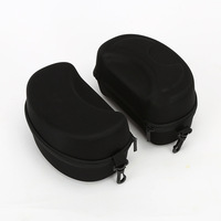 Vente en gros grand étui rigide pour lunettes de sport personnalisé sac à fermeture éclair boîte EVA étui à lunettes de ski snowboard neige
