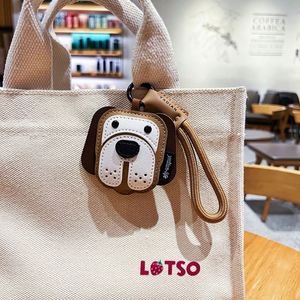 Luxury Leather Animal <b>Keychain</b> Handcrafted Cat & French Bulldog Pendant Cute Cartoon Bag Charm High-End Pet Lover Gift - Product Image 4
