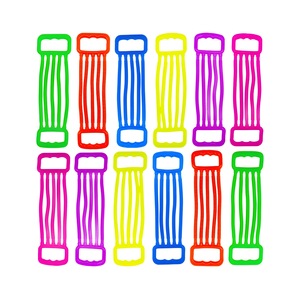 Jincan TPR - Juguete de Tensión de Brazo con Cuerda Multicolor para Aliviar el Estrés, Entrenamiento de Fuerza de Brazo y Estiramiento para Niños - Product Image 4