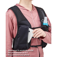 Dames Heren Lichtgewicht Reflecterend Hardloopvest Verstelbare Borstbandjes 6 Zakken Hydratatie Vest Telefoonhouder Outdoor Tassen