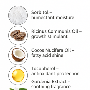 Balsamo solido olio di ricino Bar idratazione profonda con controllo crespo rafforza le radici per la lucentezza setosa - Product Image 4