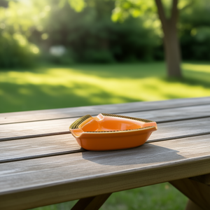 Cendrier portable en céramique Db pour 3 cigares, outil de fumage extérieur pour voiture, design moderne pour la maison et le jardin - Product Image 2