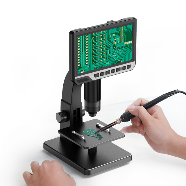 OEM ODM Electron Microscope Diamond Jewellery Pcb Mobile Phone Repair Beginner Coin Microscopes with Micro Scope Camera