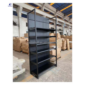 מחיר המפעל רב שכבות פלדה מדפי סופרמרקט באיכות גבוהה מתכת כפולה חד צדדית מדפים גונדולה - Product Image 6