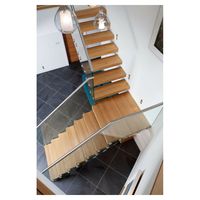 Escalier droit pour l'accès au toit et au grenier, escalier pliant ou fixe en aluminium de style échelle pour les espaces limités