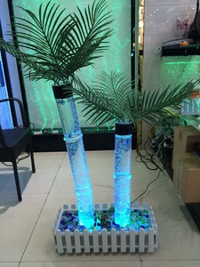 Coffee shop decorazione vegetale illuminazione a led acqua bolla luce del tubo albero coffee shop mobili - Product Image 3
