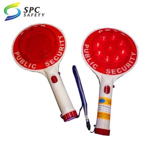 An ninh công cộng qua bảo vệ kiểm tra cầm tay dẫn giao thông nhấp nháy biển báo cầm tay dẫn tín hiệu dừng dấu hiệu an toàn với ngọn đuốc - Product Image 4