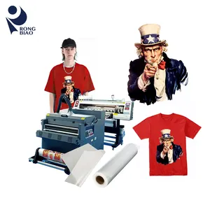 Factory Hot Sell Heat Transfer Film 60cm 30cm Roll A3 A4 Sheet Paper PET DTF For Printing Clothing Printing