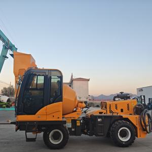 Мини-самовыгружающая Бетономешалка с 2,5 м3, цена, автоматическая самовозалка 3, 5 м3 цементно-Бетономешалка, грузовик для продажи - Product Image 4