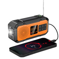 Radio de Emergencia para el Hogar, NOAA/WB/AM/FM, Manivela, Banco de Energía Solar