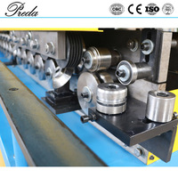 Machine de formage et de pliage de bordures de tôle Preda 1,5 mm pour conduits carrés, fabrication de bordures TDF, 3 kW, facile à utiliser