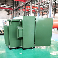 Transformateur immergé dans l'huile à enroulement en aluminium monté sur socle JZP ZGD 10kV 1000kVA, refroidissement ONAN/ONAF, distribution d'énergie triphasée