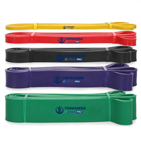 Bandes d'Exercice de Fitness et de Yoga en Latex 100% Naturel Haute Qualité, Boucles de Résistance Extensibles pour Traction, Grande Élasticité
