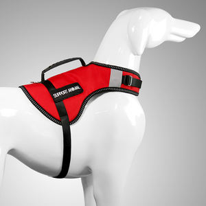 CUSTOM ปรับความปลอดภัยสะท้อนแสง 3 เมตรท่องเที่ยวบริการสุนัขเสื้อกั๊กที่ถอดออกได้แพทช์ - Product Image 5