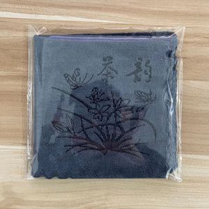 Vente en gros de torchons en microfibre avec logo personnalisable, ensemble de torchons de table épaissis absorbant l'eau et non pelucheux pour usage domestique - Product Image 6