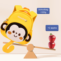 Nouveau sac à dos pour tout-petit singe de dessin animé, grande capacité, réduction de la charge, sac à bandoulière, mochila escolar