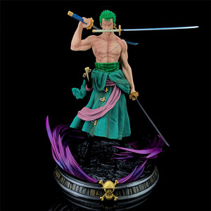 ชุดหุ่นแอ็กชันฟิกเกอร์หนึ่งชิ้นจาก Roronoa Zoro มีสามมีดแนวจินตนาการของสะสม - Product Image 3