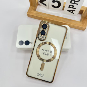 <span class=keywords><strong>Para</strong></span> <span class=keywords><strong>Samsung</strong></span> S25Edge S24 <span class=keywords><strong>Ultra</strong></span> S23 <span class=keywords><strong>S22</strong></span> TPU funda de teléfono móvil funda de silicona de carga inalámbrica magnética <span class=keywords><strong>para</strong></span> iPhone 16 Pro - Product Image 2