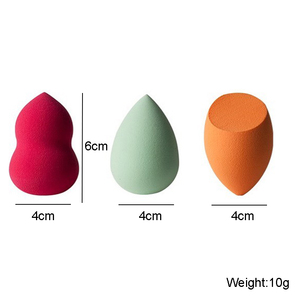 Natural Foundation <b>Makeup</b> Sponge Latex Free Beauty Egg Black Portable Wholesale Teardrop Beauty Sponge - Product Image 2