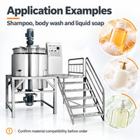Imberson 200L Cuve de mélange liquide pour shampoing et savon, Unité homogénéisatrice à cisaillement élevé