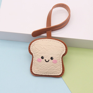 Colgante de Pan Tostado Moderno y Adorable para Fundas de Teléfono, Bolsos y Mochilas, Colgante de Cuero PU, Regalo Perfecto para Adolescentes y Adultos - Product Image 6
