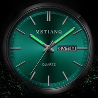 Montre Business Étanche Homme, Montre Quartz Décontractée Homme, Reloj Hombre, Montre Sport Tous Acier Affichage Heure et Jour