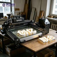 Printer 3D Otomatis Profesional Industri Baru dengan Auto Leveling, Heated Bed, Kecepatan Tinggi, Konektivitas USB/WiFi untuk Logo Luar Ruangan