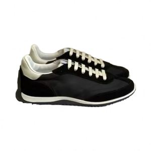 High-End Designer Casual Sports Shoes Comfortable <b>Block</b> Style Walking Shoes Lace-Up Lightweight Fashion Trend Cotton Fabric - Product Image 4