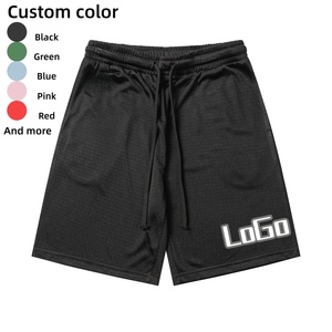 <span class=keywords><strong>Shorts</strong></span> <span class=keywords><strong>de</strong></span> sport pour hommes en polyester à séchage rapide, personnalisables avec logo, pour basketball, football et <span class=keywords><strong>rugby</strong></span>, double couche en mesh, vente en gros - Product Image 1