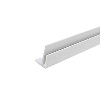 Profilés en PVC rigide blanc, écologiques, pour plafond tendu, en forme de L, pour panneaux muraux, système d'éclairage décoratif