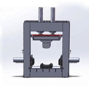 Presse à cintrer le <span class=keywords><strong>bois</strong></span> à haute fréquence WEHO, machine à assembler le contreplaqué, pression maximale <span class=keywords><strong>de</strong></span> 135T - Product Image 1