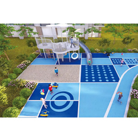 TongLeFang Équipement de jeu extérieur de grande taille pour enfants : Toboggan et structure d'escalade avec casiers pour garderies et salles de classe préscolaires