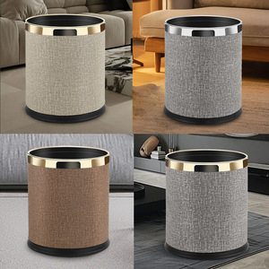 Da Hai Lớp Nhựa 10L / 15L Thùng Rác Có Thể Cho Khách Sạn & Văn Phòng Thùng Rác Có Thể Không Có Nắp Cho Phòng Khách Sạn - Product Image 2