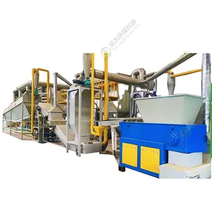 Waste Lithium Battery Metal Recovery Positive And Negative Plates Crushing, Sorting And Recycling Machine