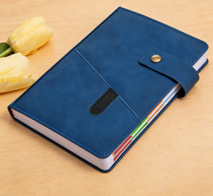 Academic <b>A5</b> Logo Customized Notepad PU Leather Diary Note Book Custom Elastic Band Hardcover Journal <b>Notebook</b> Planner - Product Image 3