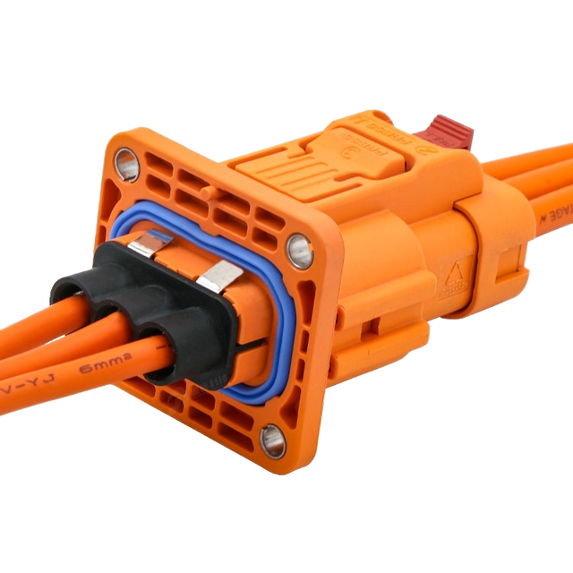 High Voltage Three-Core Waterproof EV Connectors New Energy Electric Vehicle Direct Plug Wiring Harness Connector Low Current