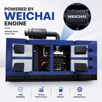 Groupe électrogène diesel super silencieux avec moteur Weichai 500 kVA, panneau de commande intelligent pour centre commercial, alimentation ininterrompue