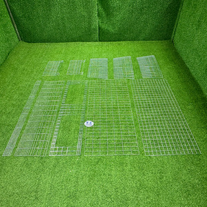 Sağlam ve dayanıklı Broiler tavuk kafesi 3 Tier 2 kapılar Set başına 60 kuş kapasitesi 1.5*0.9*1.55m yüksek H tipi Broiler pil kafesi - Product Image 3