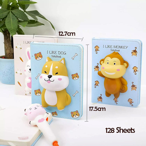 Cuaderno de Cuero PU Personalizado para Niños, Cuaderno Antiestrés con Animales Resistentes al Agua, Cubierta de Cuero PU - Product Image 2