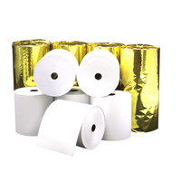 Rollo de Papel Térmico Blanco para Caja Registradora Wanliang, 57x50mm, Capa Única, 19-55m de Longitud, para Recibos de Meituan y Supermercados