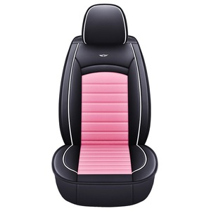 Coussins de siège de voiture universels et housses de siège sport Wenqi en cuir de luxe/soie glacée rembourrés de mousse, toutes saisons - Product Image 3