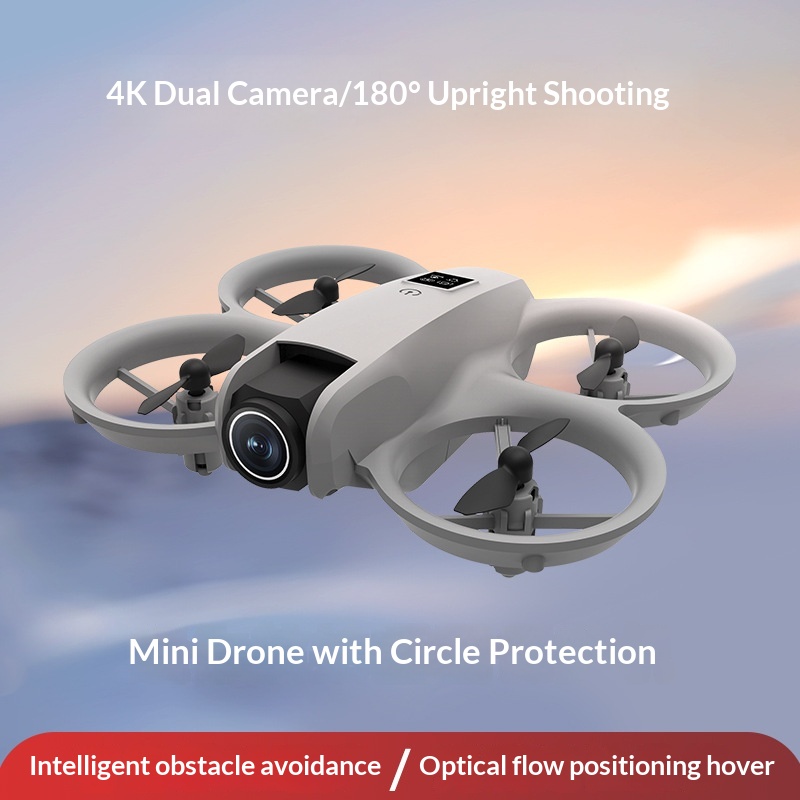Cross-border T3 Mini Drones Plastic Kids Dual Cameras Electrically Adjustable Optical Flow Obstacle Avoidance Remote Control Toy