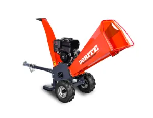 New Condition Log Wood Chipper Machine industrial mobile mini wood shredder with petrol engine