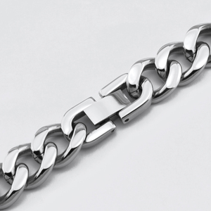 Offre Spéciale Cubain En Acier Inoxydable Bracelet <span class=keywords><strong>Gourmette</strong></span> avec Or Carte De Tordeur Marque - Product Image 6