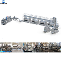 Ligne de production de torréfaction et de revêtement d'arachides à haute efficacité pour usine de transformation alimentaire avec contrôle PLC pour la transformation des noix